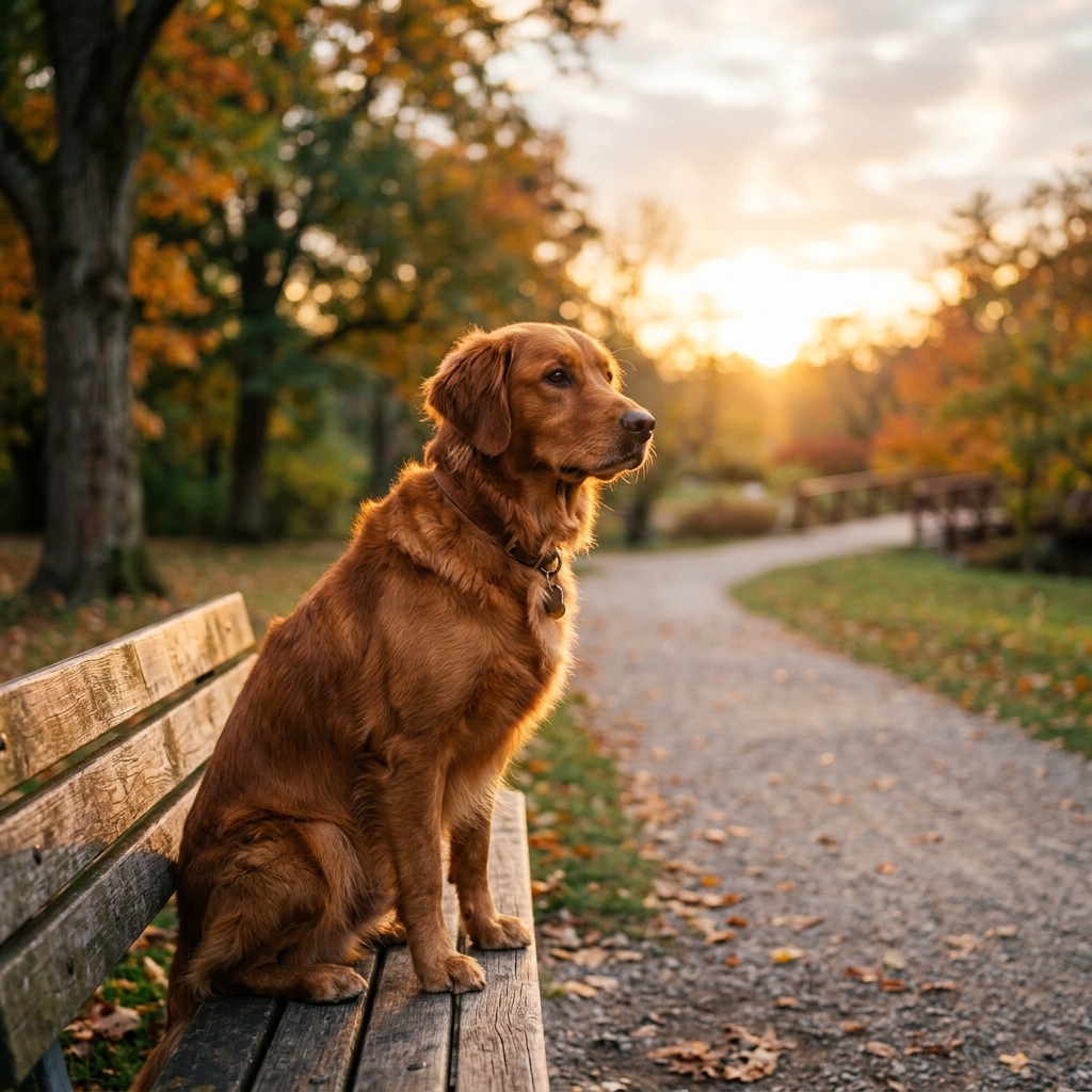 Mascota esperando volver a casa